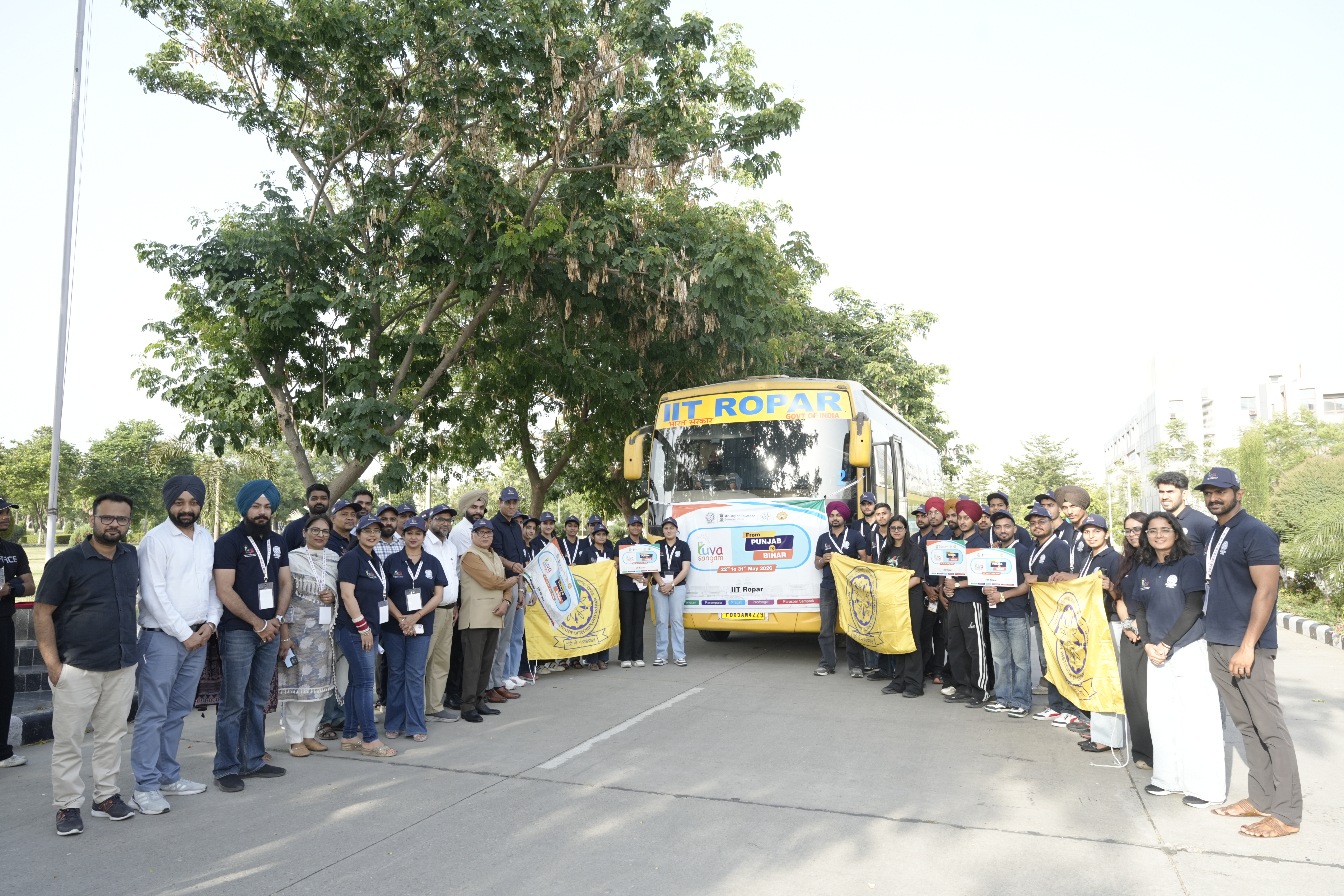 IIT Ropar Flags Off Punjab Delegation to Bihar Under Yuva Sangam Phase VI